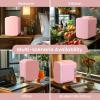 imageSimple Deluxe Portable Mini Fridge 4L6 Can Cooler and Warmer Compact Refrigerator for Skincare Cosmetics Beverage Food for Bedroom RedPink