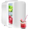 imageSimple Deluxe Portable Mini Fridge 4L6 Can Cooler and Warmer Compact Refrigerator for Skincare Cosmetics Beverage Food for Bedroom 4 L White