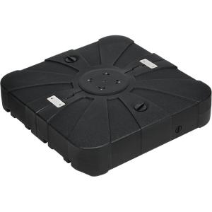 imageSimple Deluxe Offset Patio Wheels Cantilever Umbrella Base Stand Filled with 220 Lbs Water or 410 Lbs Sand 33quotX33quotX67quot BlackBlackoffset umbrella