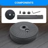 imageSimple Deluxe 1772quot 242 lbs Market Heavy Duty Umbrella Round Stand Base for Patio Outdoor Deck Lawn Garden BronzeBlack