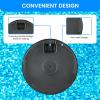 imageSimple Deluxe 1772quot 242 lbs Market Heavy Duty Umbrella Round Stand Base for Patio Outdoor Deck Lawn Garden BronzeBlack