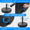 imageSimple Deluxe 1772quot 242 lbs Market Heavy Duty Umbrella Round Stand Base for Patio Outdoor Deck Lawn Garden BronzeBlack