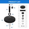 imageSimple Deluxe 3086lbs 1811quot Market Umbrella Base Heavy Duty Round Stand for Patio Outdoor Deck BlackBlack4