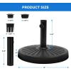 imageSimple Deluxe 3086lbs 1811quot Market Umbrella Base Heavy Duty Round Stand for Patio Outdoor Deck BlackBlack4