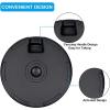 imageSimple Deluxe 3086lbs 1811quot Market Umbrella Base Heavy Duty Round Stand for Patio Outdoor Deck BlackBlackRound 2Pack