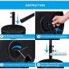 imageSimple Deluxe 3086lbs 1811quot Market Umbrella Base Heavy Duty Round Stand for Patio Outdoor Deck BlackBlackRound 2Pack