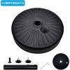 imageSimple Deluxe 3086lbs 1811quot Market Umbrella Base Heavy Duty Round Stand for Patio Outdoor Deck BlackBlackRound