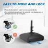 imageSimple Deluxe 3086lbs 1811quot Market Umbrella Base Heavy Duty Round Stand for Patio Outdoor Deck BlackBlackWheels