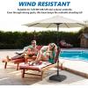 imageSimple Deluxe 3086lbs 1811quot Market Umbrella Base Heavy Duty Round Stand for Patio Outdoor Deck BlackBlackWheels