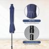 imageSimple Deluxe 9 Solar Umbrella 32 LED Lighted Patio Umbrella Table Market Umbrella for Garden Deck Backyard and Pool2PDark Blue