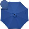 imageSimple Deluxe Patio Umbrella Outdoor UV Protection Sunshade with Push Button TiltCrank and 8 Sturdy Ribs for Table Garden Lawn Beach Pool2P9ftBlue