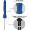 imageSimple Deluxe Patio Umbrella Outdoor UV Protection Sunshade with Push Button TiltCrank and 8 Sturdy Ribs for Table Garden Lawn Beach Pool2P9ftBlue