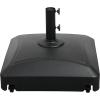 imageSimple Deluxe 1772quot 242 lbs Market Heavy Duty Umbrella Round Stand Base for Patio Outdoor Deck Lawn Garden BronzeBlackwheels