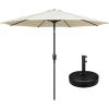 Round Base+Umbrella-Beige