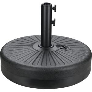 imageSimple Deluxe 1772quot 242 lbs Market Heavy Duty Umbrella Round Stand Base for Patio Outdoor Deck Lawn Garden BronzeBlack