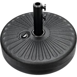 imageSimple Deluxe 3086lbs 1811quot Market Umbrella Base Heavy Duty Round Stand for Patio Outdoor Deck BlackBlackRound