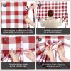 imageSimple Deluxe 2 Panels Set Blackout Window Curtain for Bedroom Living Room Patio Sliding Door 63 inches Drop Thermal Insulated Grommet Curtains Drapes 42quot W x 63quot L BlackWhitered