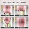 imageSimple Deluxe 2 Panels Set Blackout Window Curtain for Bedroom Living Room Patio Sliding Door 63 inches Drop Thermal Insulated Grommet Curtains Drapes 42quot W x 63quot L BlackWhitered