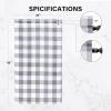 imageSimple Deluxe 2 Panels Set Blackout Window Curtain for Bedroom Living Room Patio Sliding Door 63 inches Drop Thermal Insulated Grommet Curtains Drapes 42quot W x 63quot L BlackWhitegray