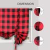 imageSimple Deluxe 2 Panels Set Blackout Window Curtain for Bedroom Living Room Patio Sliding Door 63 inches Drop Thermal Insulated Grommet Curtains Drapes 42quot W x 63quot L BlackBlackred