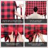 imageSimple Deluxe 2 Panels Set Blackout Window Curtain for Bedroom Living Room Patio Sliding Door 63 inches Drop Thermal Insulated Grommet Curtains Drapes 42quot W x 63quot L BlackBlackred