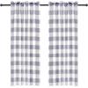 imageSimple Deluxe 2 Panels Set Blackout Window Curtain for Bedroom Living Room Patio Sliding Door 63 inches Drop Thermal Insulated Grommet Curtains Drapes 42quot W x 63quot L BlackWhitegray