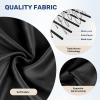imageSimple Deluxe 2 Panels Set Blackout Window Curtain for Bedroom Living Room Patio Sliding Door 63 inches Drop Thermal Insulated Grommet Curtains Drapes 42quot W x 63quot L BlackBlack
