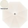 imageSimple Deluxe 9 Patio Umbrella Outdoor Table Market Yard Umbrella with Push Button TiltCrankBeige  Umbrella Base Stand