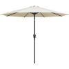 imageSimple Deluxe 9 Patio Umbrella Outdoor Table Market Yard Umbrella with Push Button TiltCrankBeige  Umbrella Base Stand