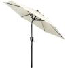 imageSimple Deluxe 9 Patio Umbrella Outdoor Table Market Yard Umbrella with Push Button TiltCrankBeige75ft