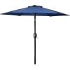imageSimple Deluxe 9 Patio Umbrella Outdoor Table Market Yard Umbrella with Push Button TiltCrankBlue75ft