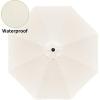 imageSimple Deluxe 9ft Outdoor Market Table Patio Umbrella with Button TiltBeige 2Pack