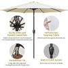 imageSimple Deluxe 9ft Outdoor Market Table Patio Umbrella with Button TiltBeige