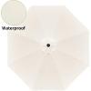 imageSimple Deluxe 9ft Outdoor Market Table Patio Umbrella with Button TiltBeige