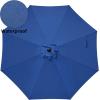 imageSimple Deluxe 9ft Outdoor Market Table Patio Umbrella with Button TiltBlue 2Pack