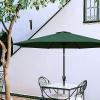 imageSimple Deluxe 9ft Outdoor Market Table Patio Umbrella with Button TiltNew Green