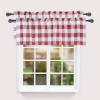 imageSimple Deluxe Buffalo Check Blackout Curtains Panels for Living Room Bedroom Farmhouse Courtyard Style Room Darkening Thermal Insulated Plaid Grommet Curtain 37quot W x 63quot L White and RedWhite and Red