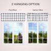 imageSimple Deluxe Buffalo Check Blackout Curtains Panels for Living Room Bedroom Farmhouse Courtyard Style Room Darkening Thermal Insulated Plaid Grommet Curtain 37quot W x 63quot L White and RedWhite and Gray