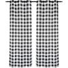 imageSimple Deluxe Buffalo Check Blackout Curtains Panels for Living Room Bedroom Farmhouse Courtyard Style Room Darkening Thermal Insulated Plaid Grommet Curtain 37quot W x 63quot L White and RedBlack and White