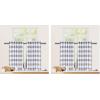imageSimple Deluxe Buffalo Check Blackout Curtains Panels for Living Room Bedroom Farmhouse Courtyard Style Room Darkening Thermal Insulated Plaid Grommet Curtain 37quot W x 63quot L White and RedWhite and Gray