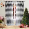imageSimple Deluxe Buffalo Check Blackout Curtains Panels for Living Room Bedroom Farmhouse Courtyard Style Room Darkening Thermal Insulated Plaid Grommet Curtain 37quot W x 63quot L White and RedBlack and White