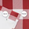 imageSimple Deluxe Buffalo Check Blackout Curtains Panels for Living Room Bedroom Farmhouse Courtyard Style Room Darkening Thermal Insulated Plaid Grommet Curtain 37quot W x 63quot L White and RedWhite and Red