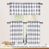 imageSimple Deluxe Buffalo Check Blackout Curtains Panels for Living Room Bedroom Farmhouse Courtyard Style Room Darkening Thermal Insulated Plaid Grommet Curtain 37quot W x 63quot L White and RedWhite and Gray