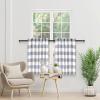 imageSimple Deluxe Buffalo Check Blackout Curtains Panels for Living Room Bedroom Farmhouse Courtyard Style Room Darkening Thermal Insulated Plaid Grommet Curtain 37quot W x 63quot L White and RedWhite and Gray