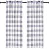 imageSimple Deluxe Buffalo Check Blackout Curtains Panels for Living Room Bedroom Farmhouse Courtyard Style Room Darkening Thermal Insulated Plaid Grommet Curtain 37quot W x 63quot L White and RedWhite and Gray