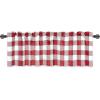 imageSimple Deluxe Buffalo Check Blackout Curtains Panels for Living Room Bedroom Farmhouse Courtyard Style Room Darkening Thermal Insulated Plaid Grommet Curtain 37quot W x 63quot L White and RedWhite and Red