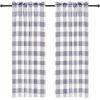 imageSimple Deluxe Buffalo Check Kitchen Tier Curtains Plaid Gingham Small Curtain for Half Cafe Windows 26quot W x 45quot L White and Gray Tiers26quot W x 45quot L X 2 Pcs