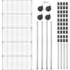 imageSimple Deluxe Heavy Duty 4Shelf Shelving with Wheels 3543quot D x 1772quot W x 6102quot H Adjustable Steel Organizer Wire Rack 1000 Lb Capacity ChromeChrome