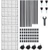 imageSimple Deluxe Heavy Duty 4Shelf Storage Shelving Unit 36quot D x 14quot W x 5591quot H Steel Organizer Wire Rack 1000Lb Capacity BlackBlack