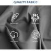 imageSimple Deluxe Queen Size Sheet Set 4 Piece Hotel Luxury Bed Sheets Wrinkle Free  Deep Pockets  Breathable ampamp Cooling Sheet Easy Care Queen GreyGrey